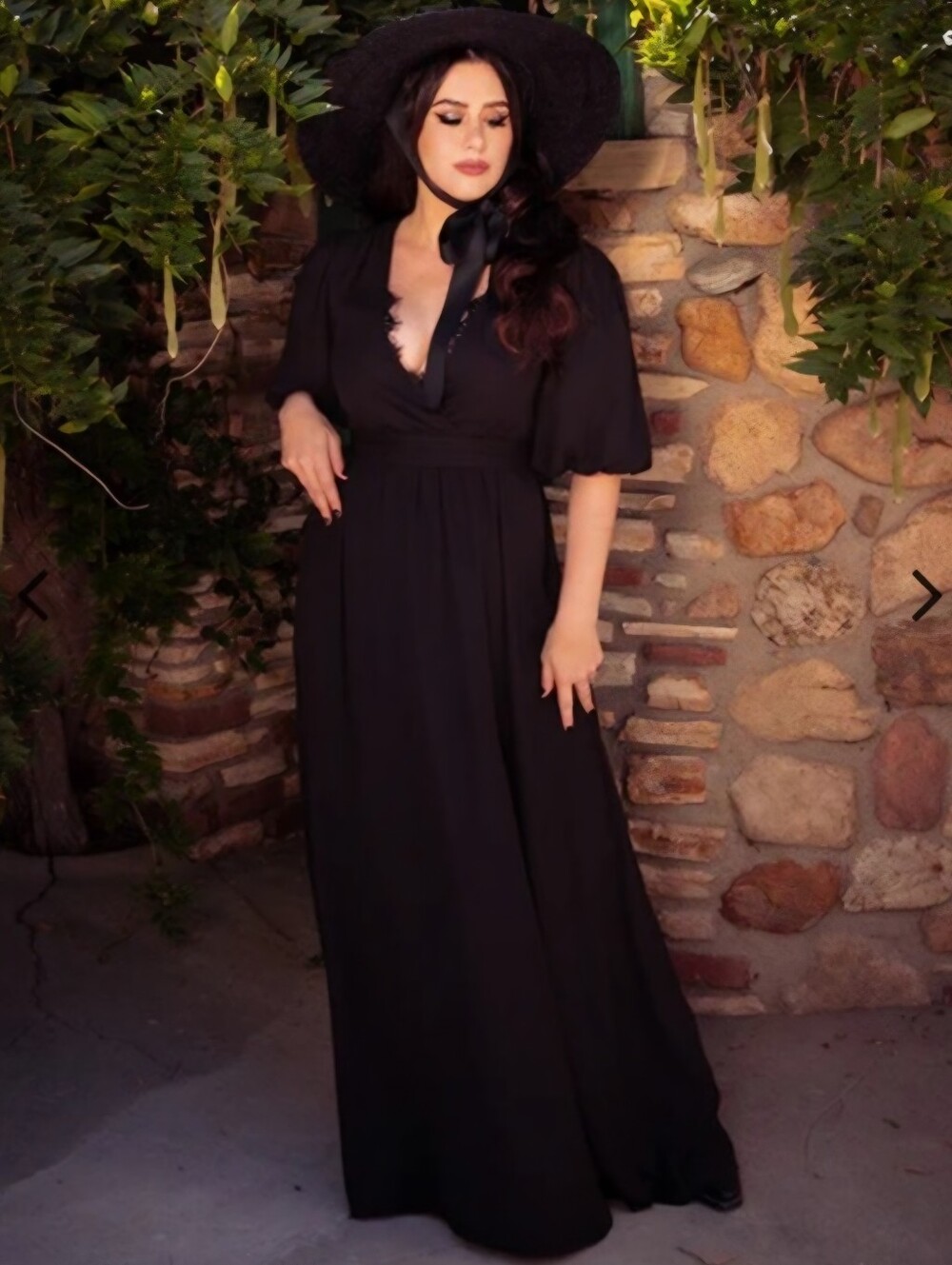 La Femme en Noir Odyssey Maxi Dress